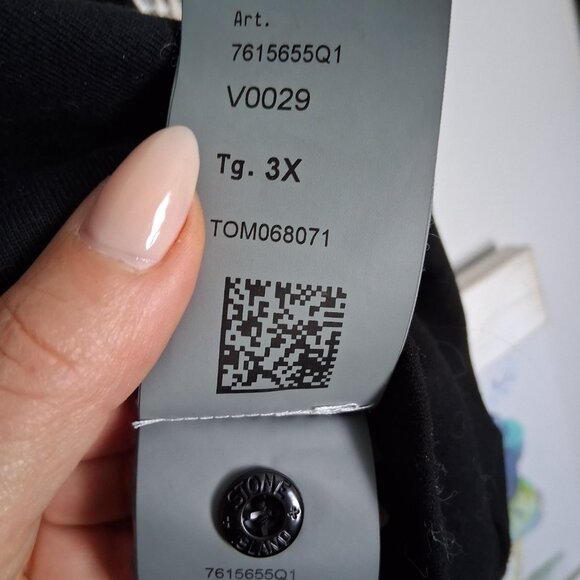 Stone Island Men’s Long Sleeve Cotton Shirt Black Compass Logo Sz 3xl - Picture 5 of 7